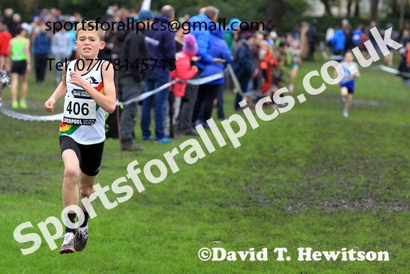 Boys Under-13s, 2022 British Athletics Cross Challenge, Sefton Park, Liverpool.  Photo: David T. Hewitson/Sports for All Pics